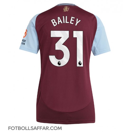 Aston Villa Leon Bailey #31 Hemmatröja Dam 2024-25 Kortärmad